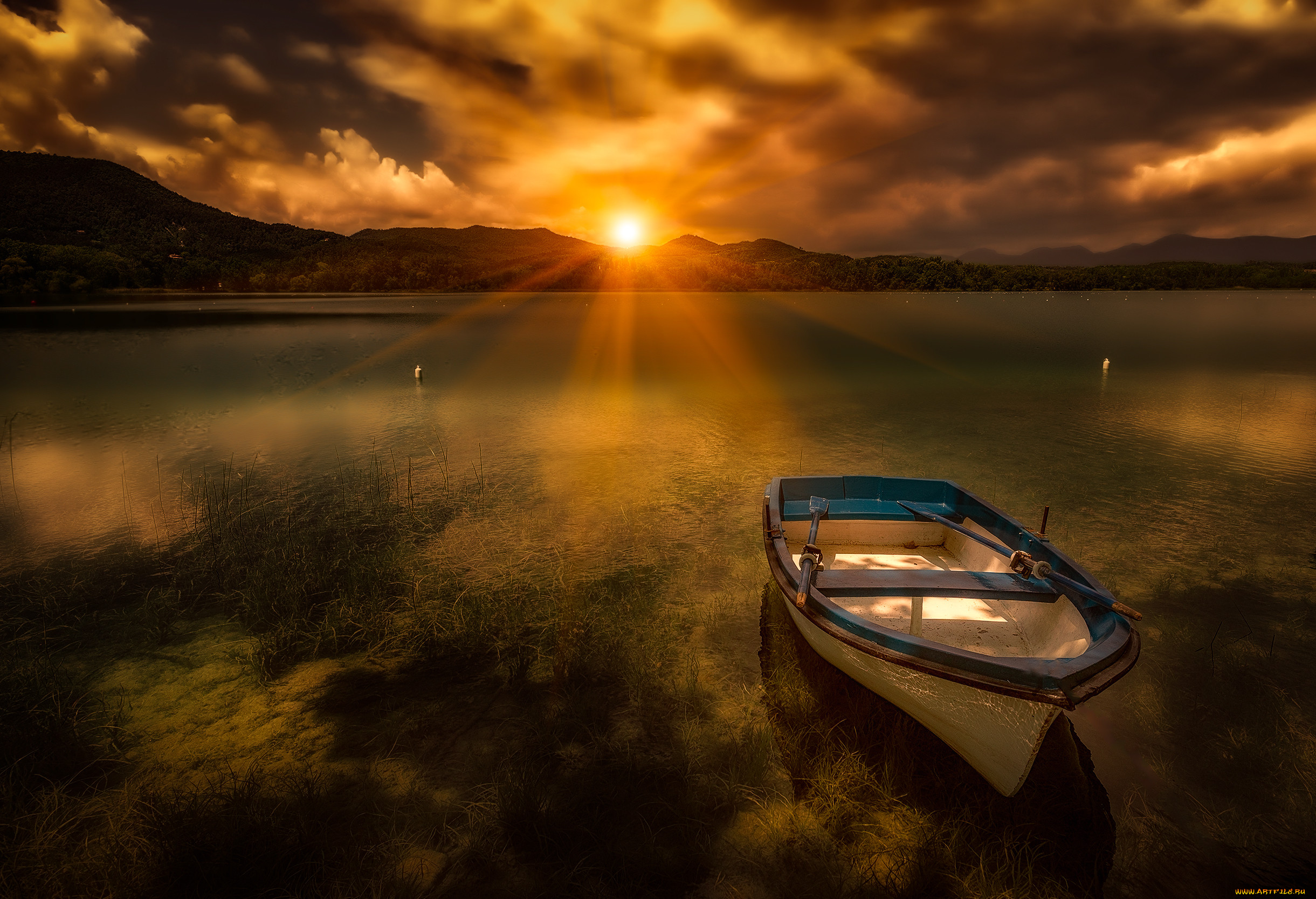 , ,  , , , , , , , spain, catalonia, lake, of, banyoles, 